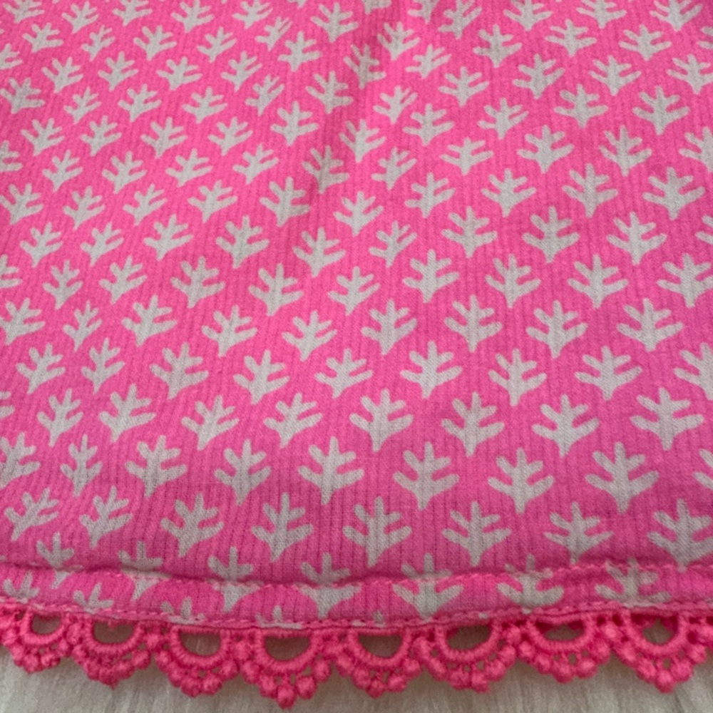 Mini Boden Girls Flutter Sleeve Hot Pink Tunic Top Size 6-7Y - Picture 12 of 16
